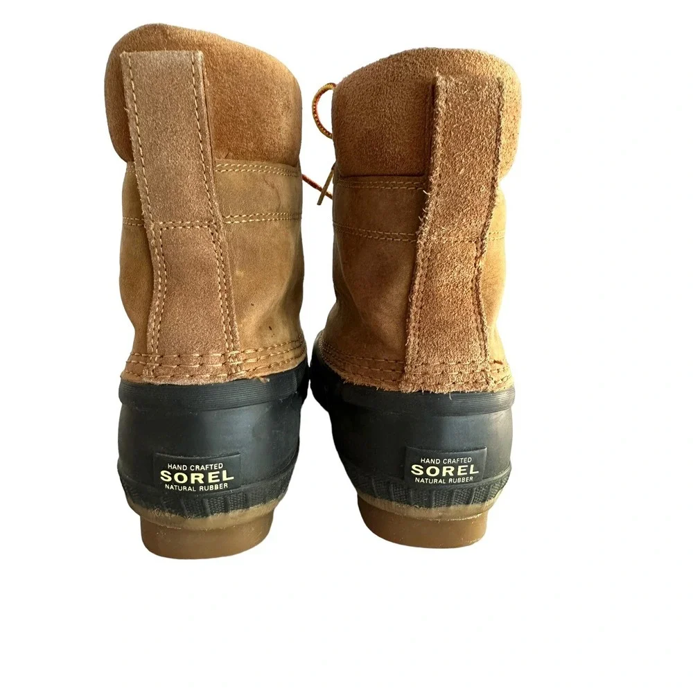Sorel Womens Brown Duck Boots Waterproof Winter Rain Snow Shoes Size‎ 5